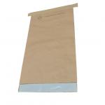 Brown Multiwall Paper Sewn Open Mouth Bags 25kg Food Grade for sale