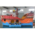 inflatable pirate boat giant inflatable  pirate ship inflatable slide for sale