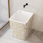 440*300*400mm Ceramic Mop Sink Deep Height Porcelain Pet Bathtub for sale