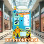 Traffic Areas On-Demand Phone Case Maker Vending Machine with 220V/50Hz Power Supply for sale