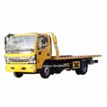 Duolika 4*2  Flatbed Trailer   One Tow Two Wrecker  Rescue Recovery Tow Truck for sale