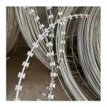 Hot Dipped Galvanized Security Fencing Razor Barbed Wire Steel Wire Barbed Wire Coils for sale