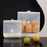 Reusable Food Storage Bags BPA Free Silicone Sandwich Bags Reusable Gallon Freezer Bags For Dishwasher Microwave Oven for sale