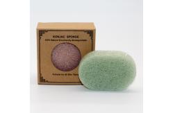 China Soft Natural Konjac Sponge For All Skin Facial And Physical Cleaning supplier