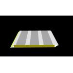 insulated Rockwool Glasswool Polyurethane Sandwich Puf Panels For Warehouse for sale