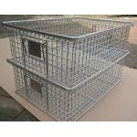 316 Stainless Steel Wire Mesh Basket Rectangle Shape ISO9001 Certificate for sale