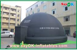 China Blue Inflatable Planetarium Astronomy Teaching Tent 3.2M For 360-degree Watching supplier