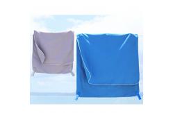 China Wholesale Custom Microfiber Suede  Sports Mesh Bag Gym Towel supplier