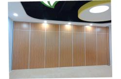 China Classroom Acoustic Sliding Operable Partition Wall Panel Width 500 - 1200 mm supplier