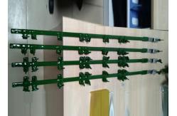 China Temperature Resistant SUS316 Electroplating Racks Coated With Green PVC supplier