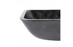 China Dark Green Bathroom Wash Basins 18 Inch Gray Onyx Handmade Rectangular supplier
