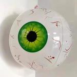 Halloween Eyeballs Scary Horror Props Inflatable Eye Style Balloons 22 4D Foil Balloon for sale