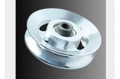 China Popular Gym Equipment Pulley Shining Silver Alloy 114mm Multi Gym Pulley Wheels supplier
