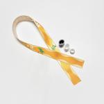 Custom Pattern Polyester Woven Cloth Wristbands Concert Promotion Events Gift Adjustable Length
