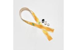 China Custom Pattern Polyester Woven Cloth Wristbands Concert Promotion Events Gift Adjustable Length supplier