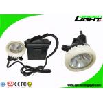 High Beam Led Miners Light 10000lux 6.6Ah Lithium Ion Battery IP68 Waterproof