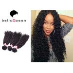 Double Drawn Virgin Curly Mongolian Hair Extensions 100% Human Hair Weaving for sale