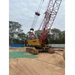 Extremely Efficient SCC600A-6 60 Ton Mobile Hydraulic Crawler Crane Heavy Lifting Equipment