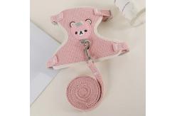 China Pet Harness Beathable Adjustable Cutomized for Small Teddy Dogs supplier