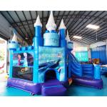 SGS Inflatable Frozen Jumping Bouncy Castle For Gardens for sale