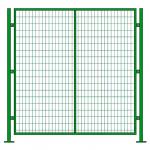 1.5 Meters High Powder Coated Warehouse Welding Metal Mesh Fencing for sale