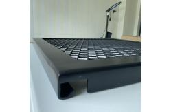 China Modern Aluminum Metal Ceiling Hook On Mesh Panel 20x40mm Thickness 2.0mm supplier