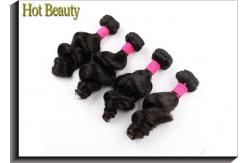 China 8 Inch Loose Wave Remi Unprocessed Human Hair Extensions No Any Split supplier