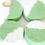 Organic Aromatherapy Shower Steamers For Gift Set Green And White for sale