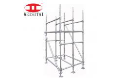China Cuplock Scaffold System Q235 Steel Pipe Scaffold Parts Hot Dip Galvanized supplier