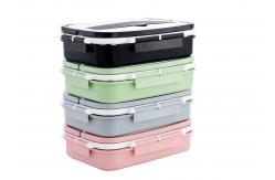 China High Borosilicate Glass Meal Nestable Microwave Lunch Box Set supplier