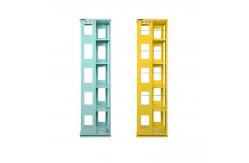 China Custom Multipurpose Book Shelf Revolving Storage Rack Metal Bookshelf supplier