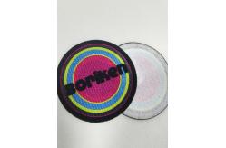 China Custom Heat Press Flocking Logo Patch Iron On  Heat Transfer Vinyl T Shirt supplier
