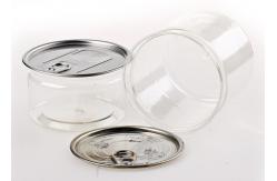 China Aritight Clear Plastic Packaging Tubes , Blowing Easy Open End PET Tube supplier