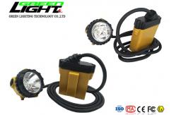China 25000lux 3W 10.4Ah Rechargeable LED Mining Headlamp supplier