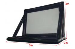 China Customized Size Inflatable Movie Screen Rental For Party Home supplier
