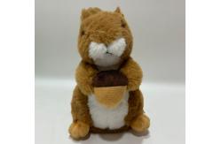 China Factory Custom Wholesale Of Recordable Squirrel Plush Toys supplier