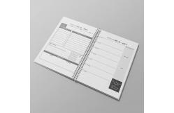 China Customized Spiral Hardcover Notebook Personalization Option Standard Custom Cover Art supplier