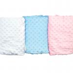 Super Soft Sublimation Fleece Blanket Diy Custom Minky Dot Baby Blanket