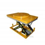 800kg Turntable Electric Lift Table Mobile Lifting Platform For Workshop Maximum Height 40 for sale
