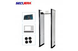 China Visual Audible Alarm Pass Through Metal Detector 255 Level Sensitivity supplier
