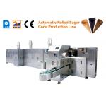 Automatic Sugar 1800H Cone Ice Cream Machine Stainless Steel for sale