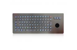 China Metal Wired Backlit Keyboard Vandal Proof  With Hula Pointer Mouse supplier
