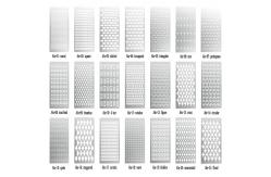 China Metal Rectangular Hole Shape Aluminum Perforated Sheet 12FT Length 5052 H24 supplier