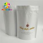 Matte Finish Gravure Printing Coffee Bags With Valve And Zipper for sale