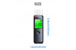 China Professional Breathalyzer Alcohol Tester Accurate Bac Tester With Semiconductor Sensor supplier