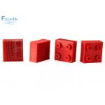130297 Propack Thin Nylon Bristle Vector 5000 Red Round Foot Block for sale