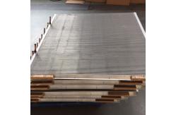 China Freezer Flat Microchannel Heat Exchanger 36mm Wall Thickness supplier