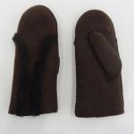 Hot sale winter classical sheepskin double face shearling mitten gloves for sale