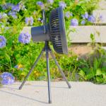 Rechargeable Battery Lighted Tent Fan 30 hrs With Remote Control for sale
