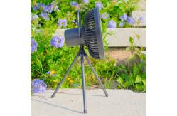 China Rechargeable Battery Lighted Tent Fan 30 hrs With Remote Control supplier
